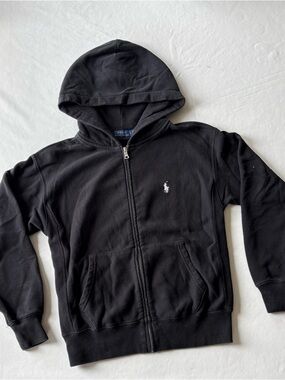 Women’s Polo Full-Zip Hoodie by Ralph Lauren Black, size small